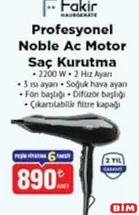 FAKİR PROFESYONEL NOBLE SAÇ KURUTMA MAKİNESİ